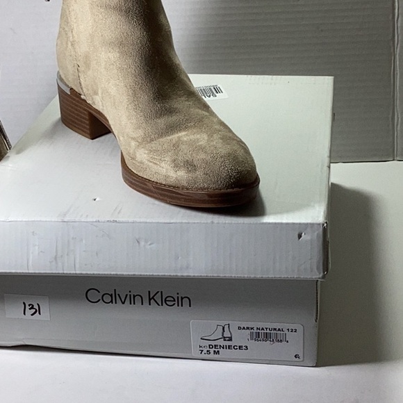 Calvin Klein | Plain Toe Casual Style Suede Faux Fur Street Style Plain - Picture 9 of 11